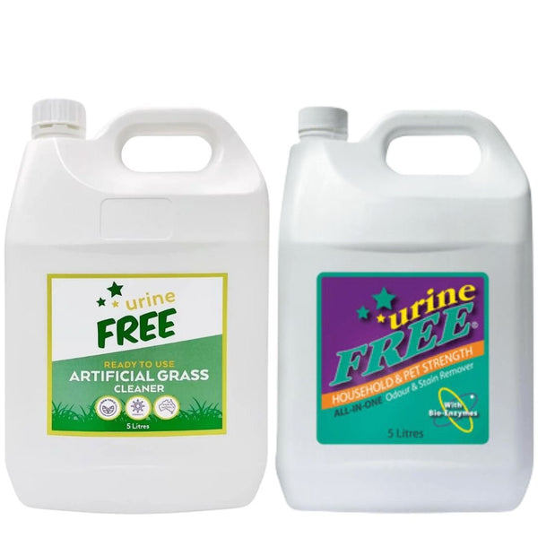 Comparing urineFREE Household & Pet to urineFREE Artificial Grass Cleaner
