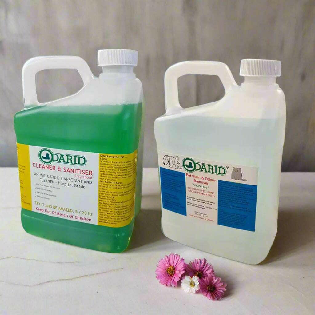 Odarid Cleaner & Sanitiser Pack | Eliminate Pet Odours | Outdoor Solution.