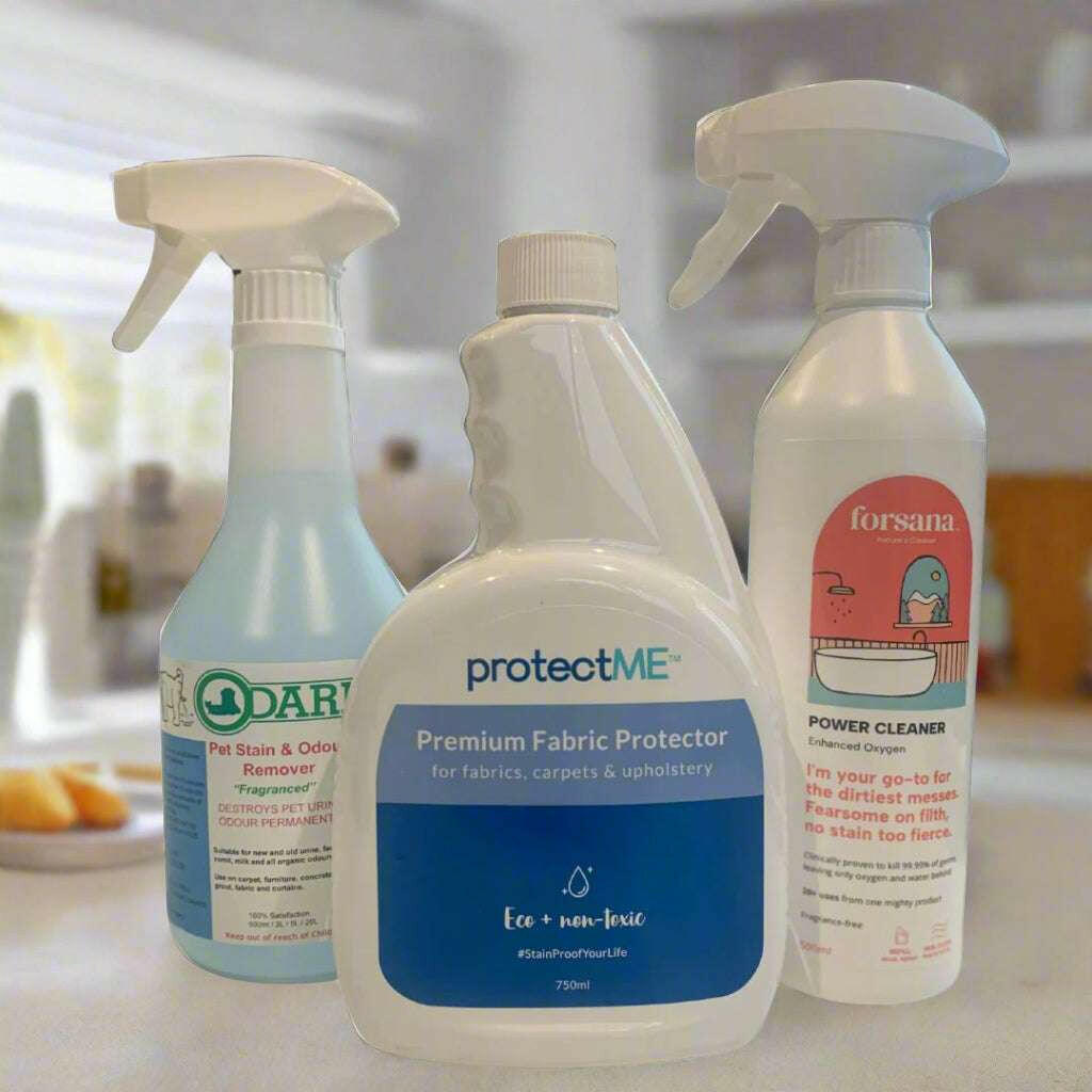 Premium Essential Cleaning Pack - Professional-Grade Cleaners.