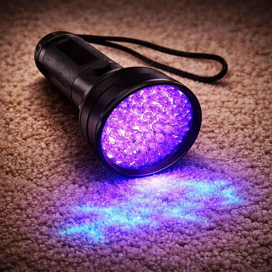 Black Light 51 LED UV Torch - Pet Stain & Odour Detection | Cleansmart NZ - Cleansmart