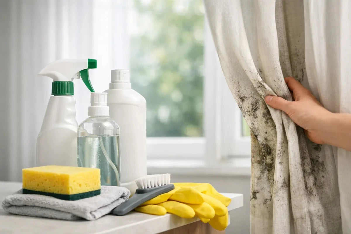 Best mould remover for curtains in NZ - Cleansmart