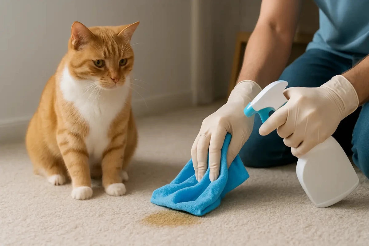 Get Cat Urine Smell Out of Carpet - For Good - Cleansmart
