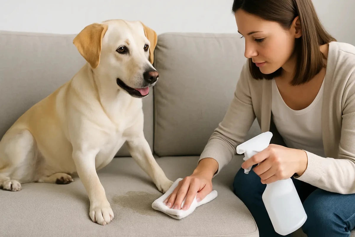 Get Dog Urine Smell Out of Your Couch - Cleansmart