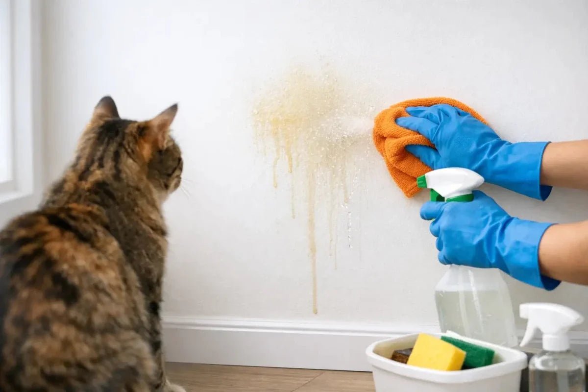 How to Clean Cat Spray Walls Properly - Cleansmart