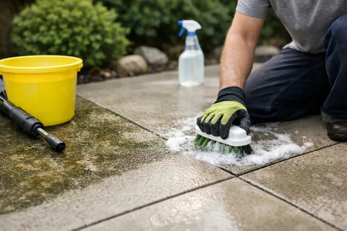 How to Clean Mould Off Outdoor Concrete - Cleansmart