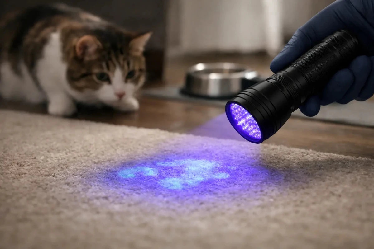 How to Find Hidden Pet Urine With UV Light - Cleansmart