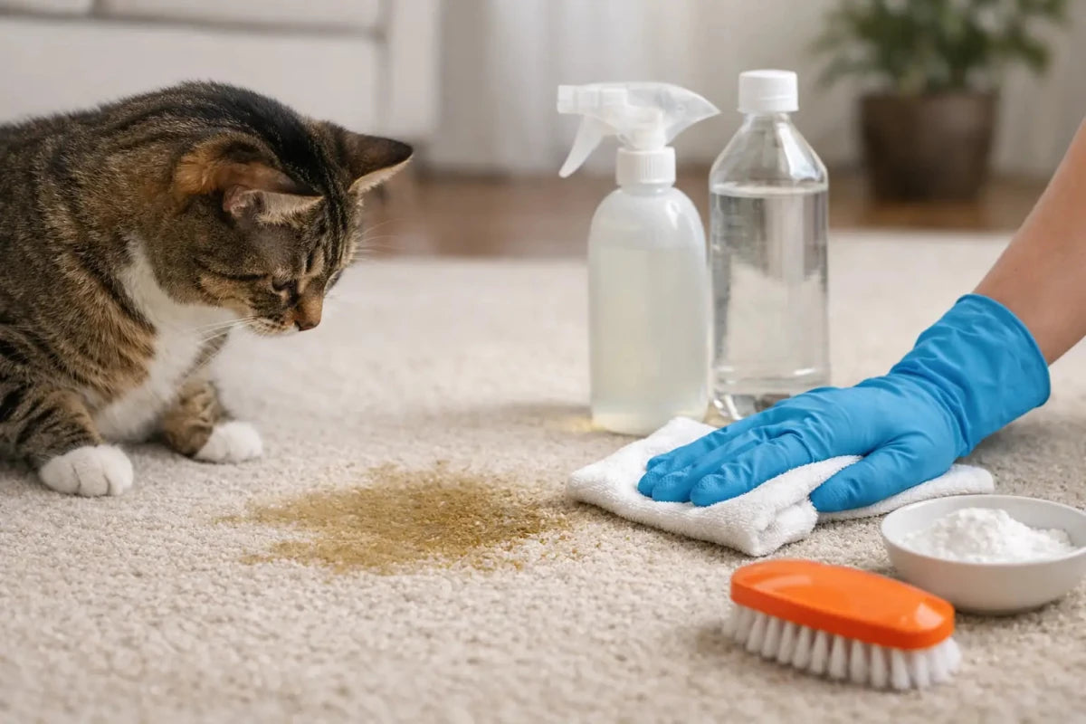 How to Remove Cat Urine Smell from Carpet - Cleansmart