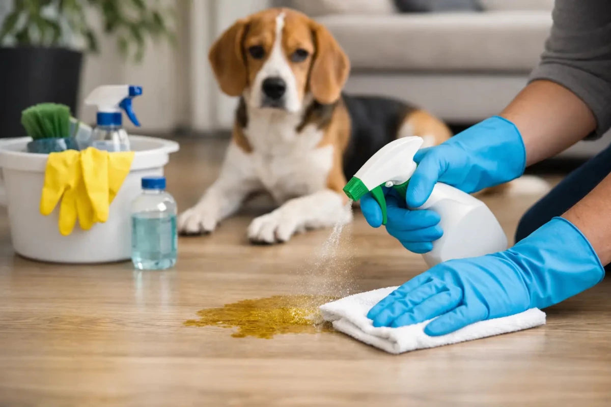 How to Sanitise Pet Accident Areas Properly - Cleansmart