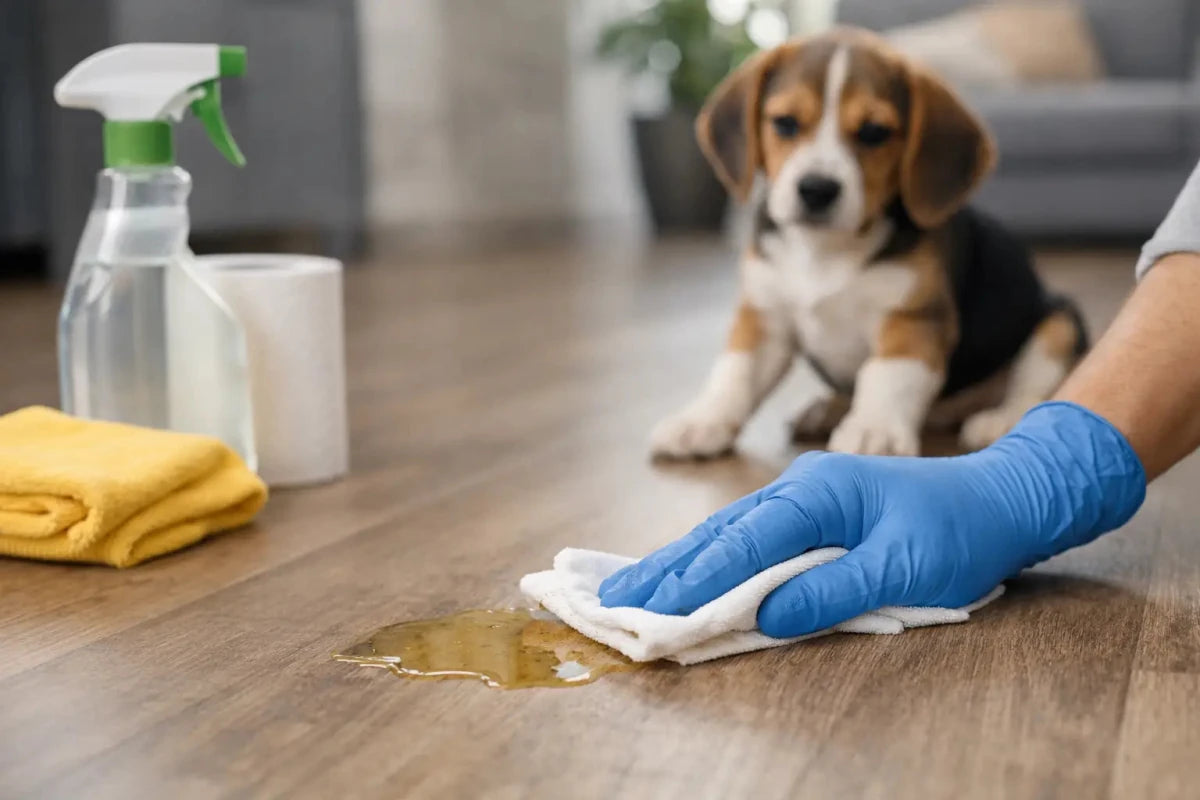 How to Treat Dog Accidents on Laminate - Cleansmart