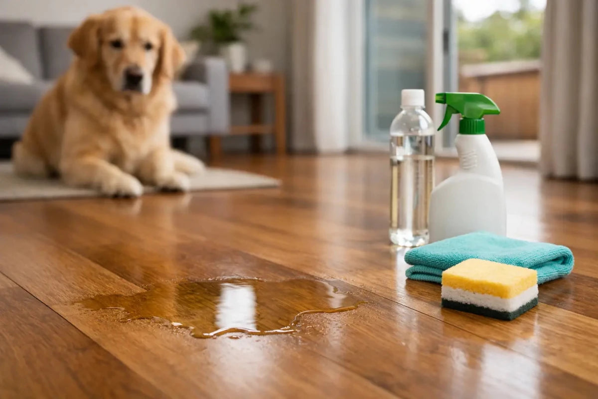 Pet Urine Cleaner for Hardwood Floors Review - Cleansmart