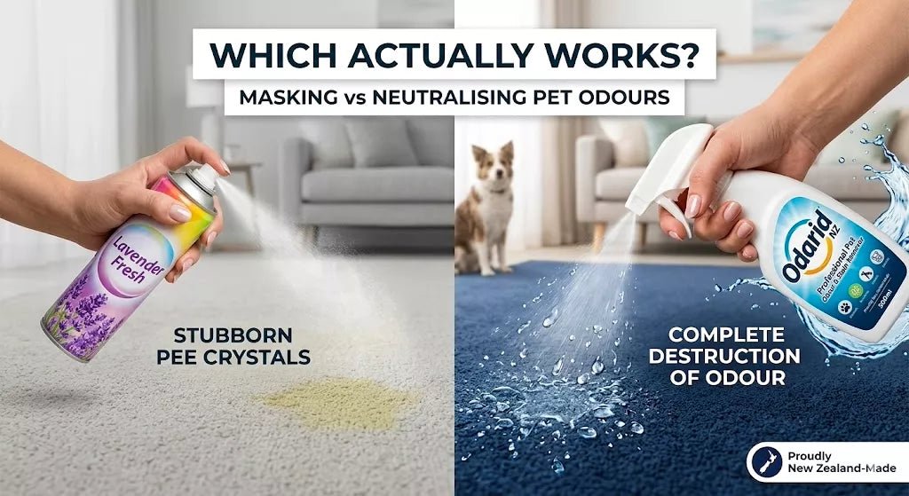 Scented Masking Sprays vs Professional Odour Neutralisers: Which Actually Works? - Cleansmart