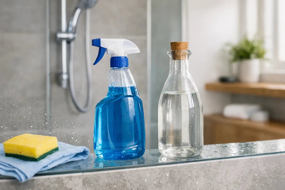 Shower Cleaner vs Vinegar Solution: What Works? - Cleansmart