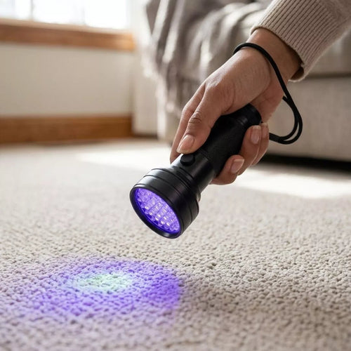 Black Light 51 UV Torch - Effective Pet Stain & Odour Detection Tool | Cleansmart NZ - Cleansmart