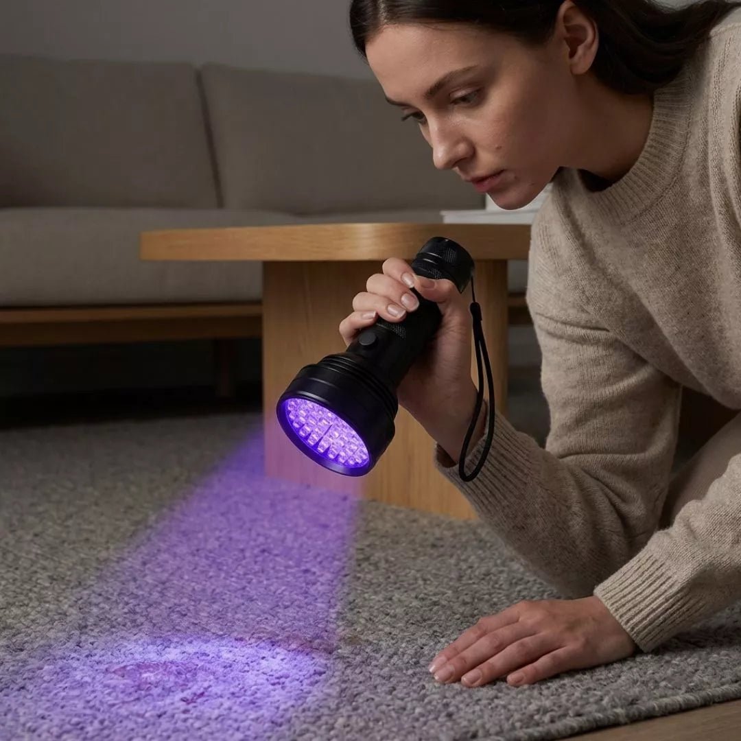 Black Light 51 UV Torch - Effective Pet Stain & Odour Detection Tool | Cleansmart NZ - Cleansmart
