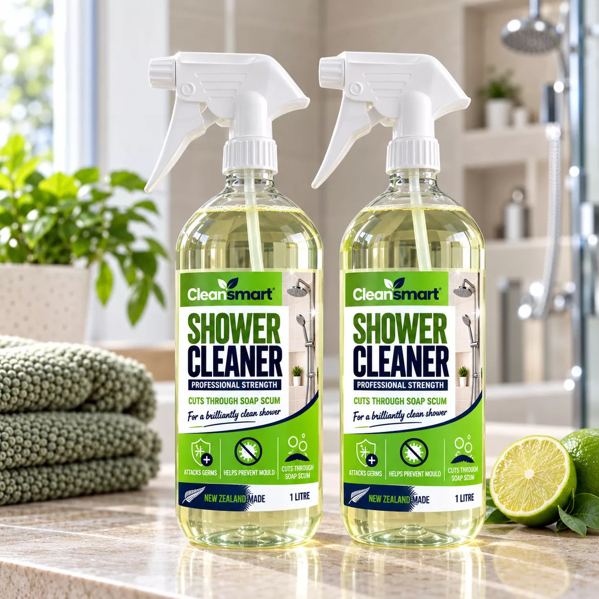 Cleansmart Shower Cleaner Pack | Ultimate Soap Scum Remover