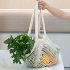 Eco - Friendly Organic Cotton String Bag - Cleansmart