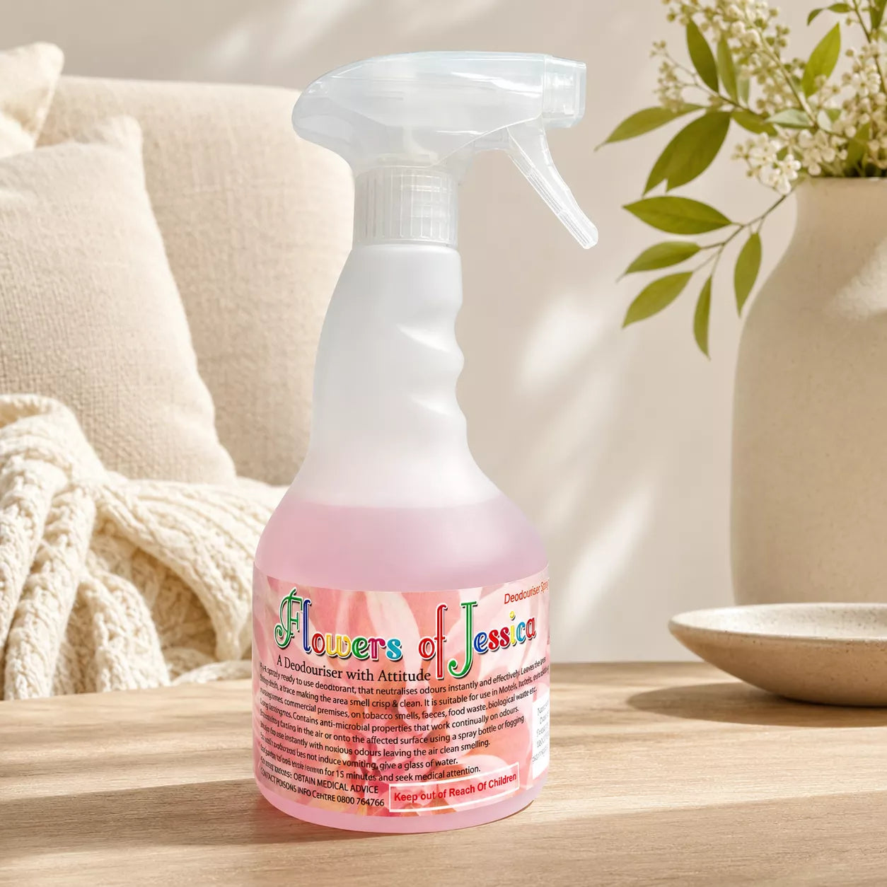 Flowers of Jessica Deodoriser – Floral Air & Fabric Freshener