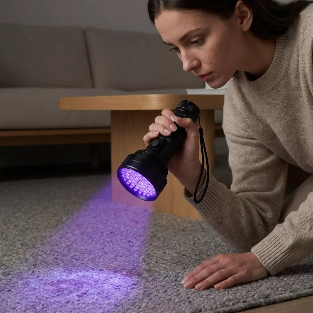 Black Light 51 UV Torch - Effective Pet Stain & Odour Detection Tool | Cleansmart NZ