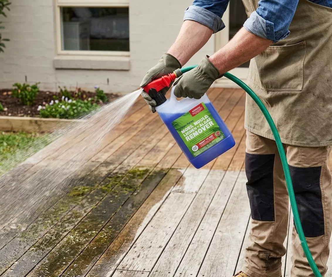 Moss and Mould Remover | Heavy Duty No-Scrub Outdoor Cleaner