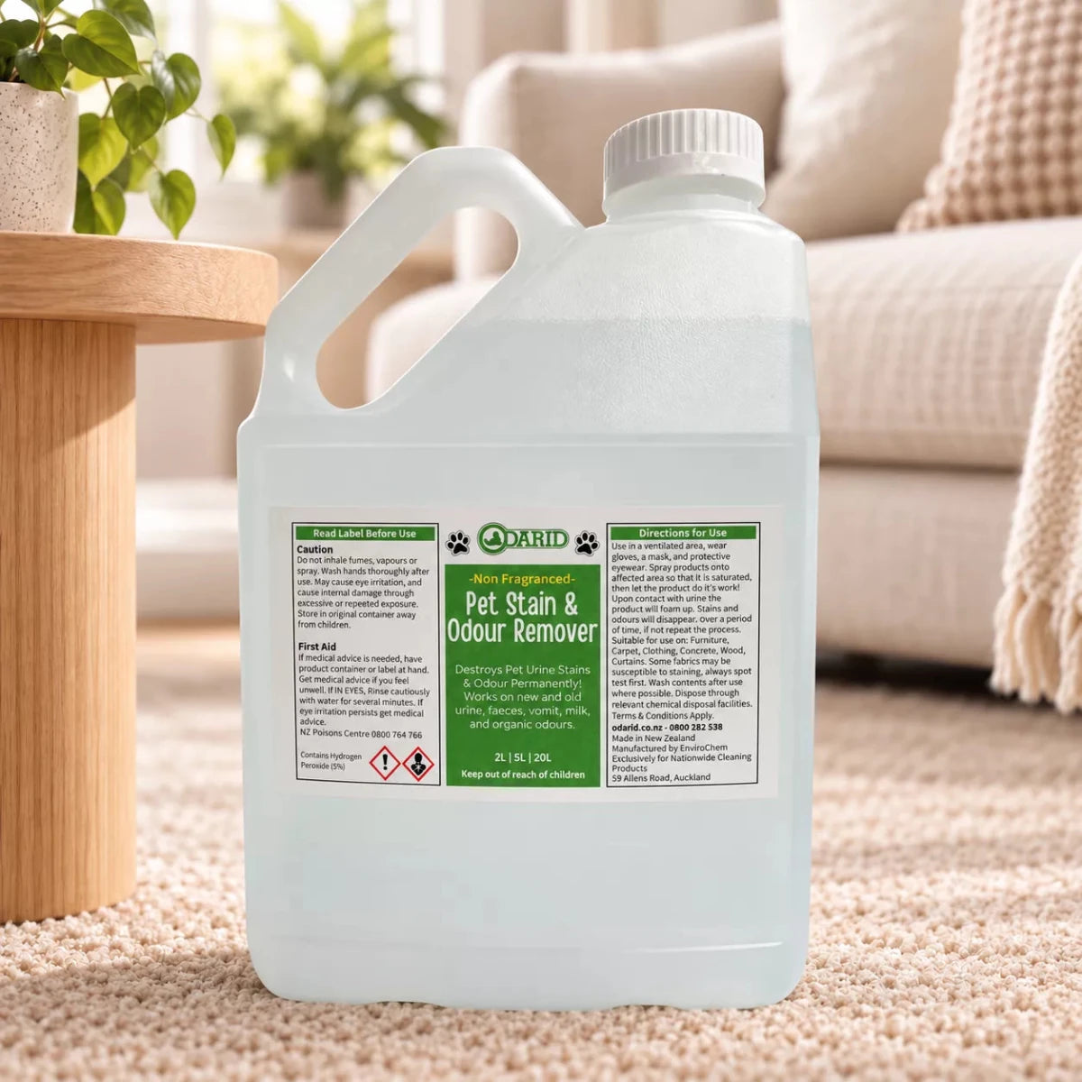 Odarid NZ Pet Odour & Stain Remover (2L) - Cleansmart